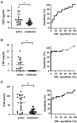 Leucine-rich alpha-2 glycoprotein as a potential biomarker for large vessel vasculitides